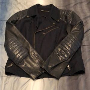 Ralph Lauren Black Label Denim Motorcycle Jacket